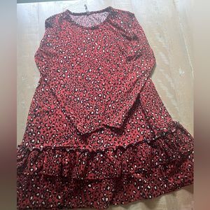 Excellent condition girls leopard dress